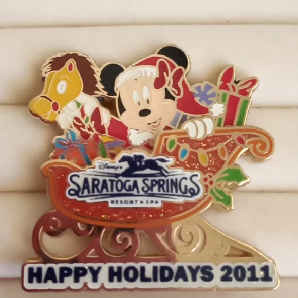 DISNEY LE SARATOGA SPRINGS RESORT & SPA HAPPY HOLIDAYS 2011 - Picture 1 of 6